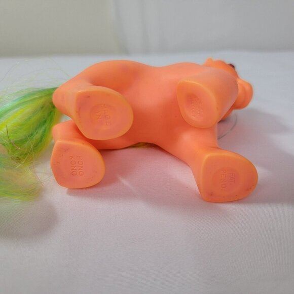 Vintage My Little Pony Original Toy GI Party Time Twinkle Eyes MLP orange 1985 - Picture 7 of 7